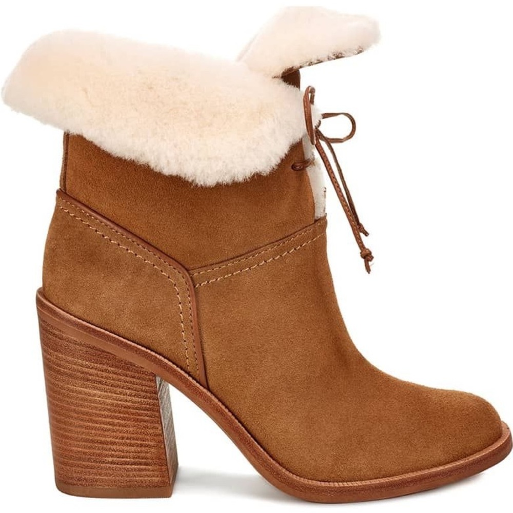 UGG Jerene Sherling Suede heeled Boots